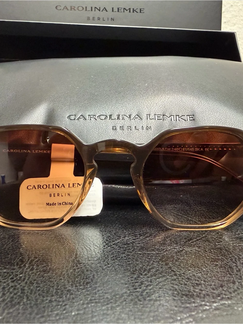 Carolina Lemke Berlin Women's Brown Gradient Sunglasses